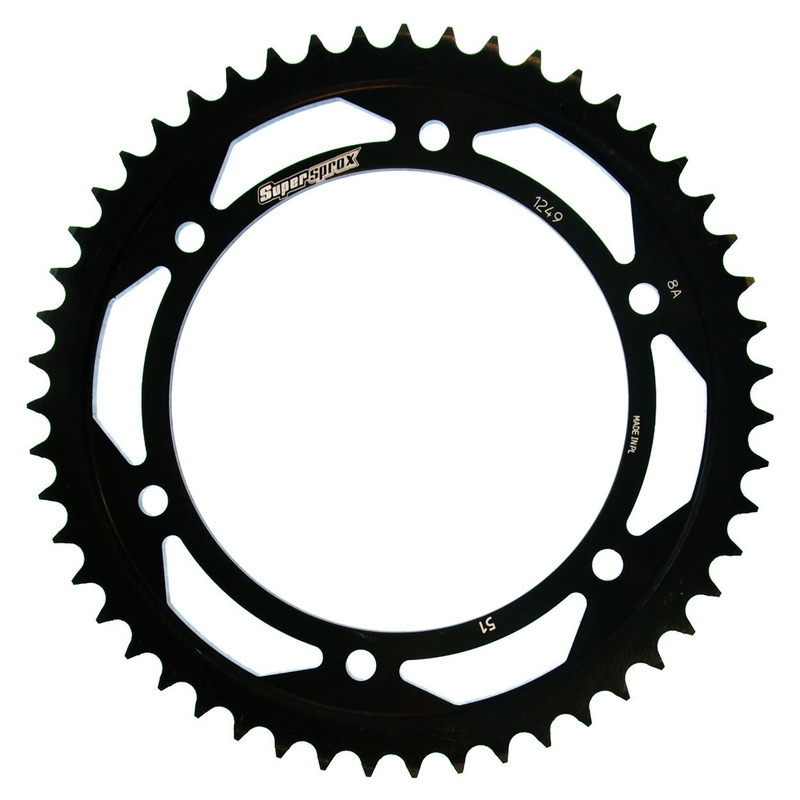 Foaie spate SUPERSPROX Negru 51T, 428