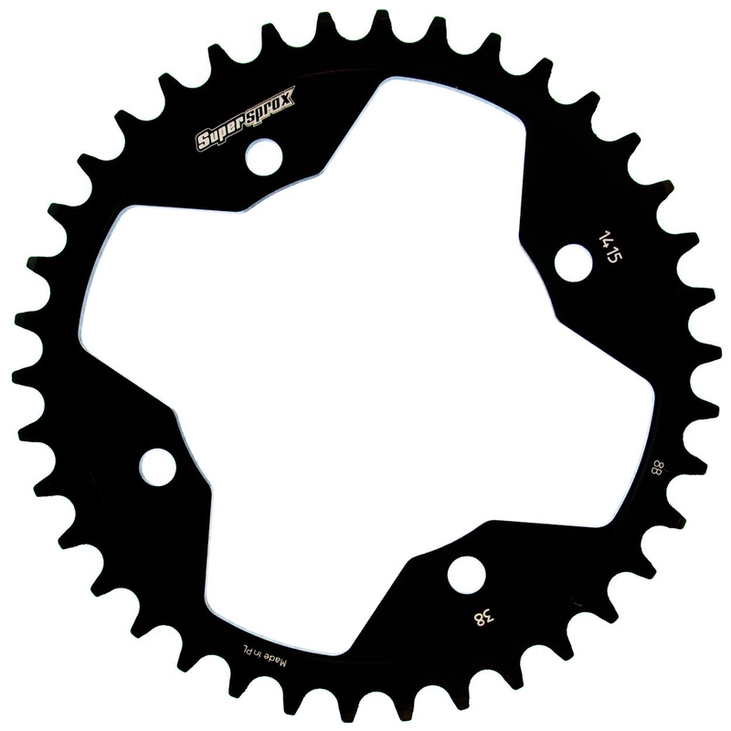 Foaie spate SUPERSPROX Negru 38T, 520