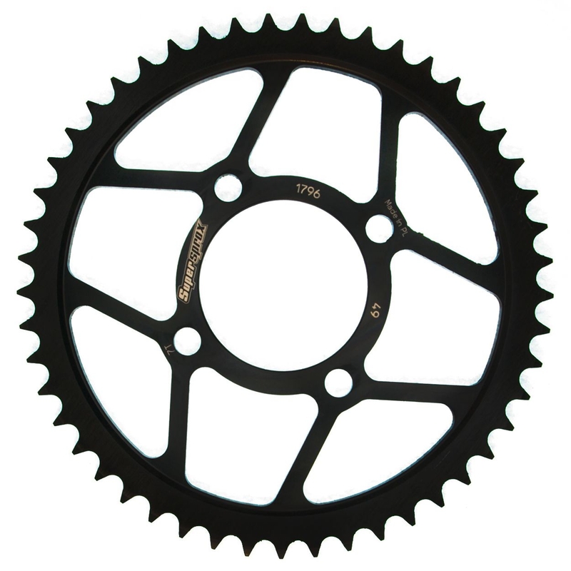 Foaie spate SUPERSPROX Negru 49T, 428