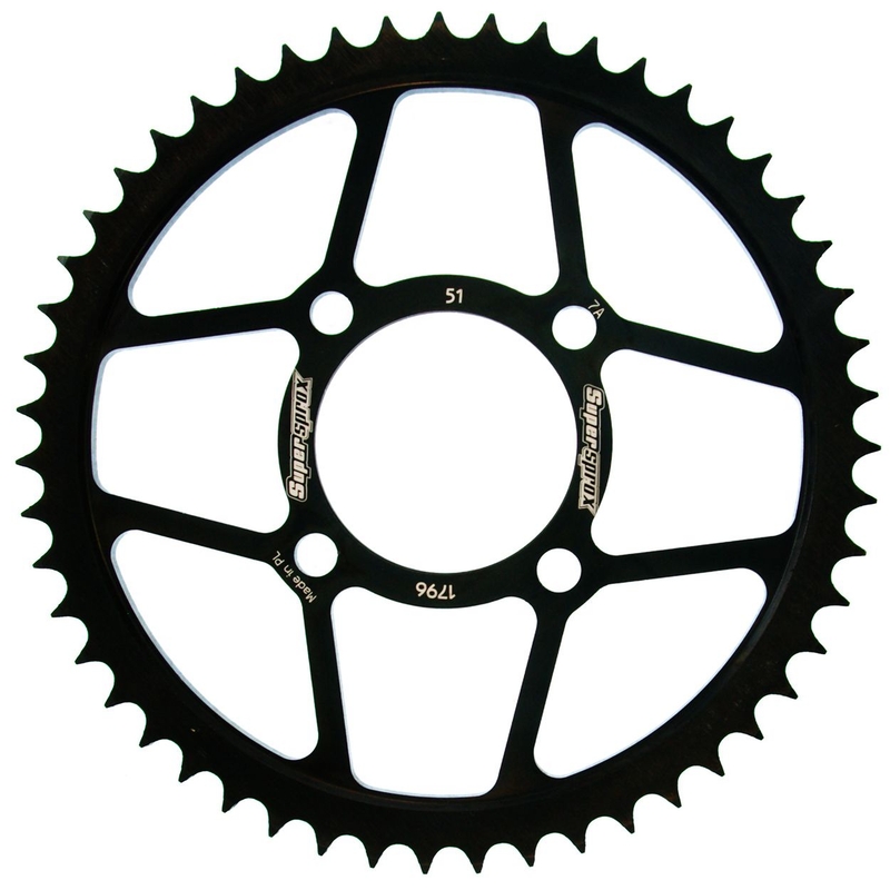 Foaie spate SUPERSPROX Negru 51T, 428