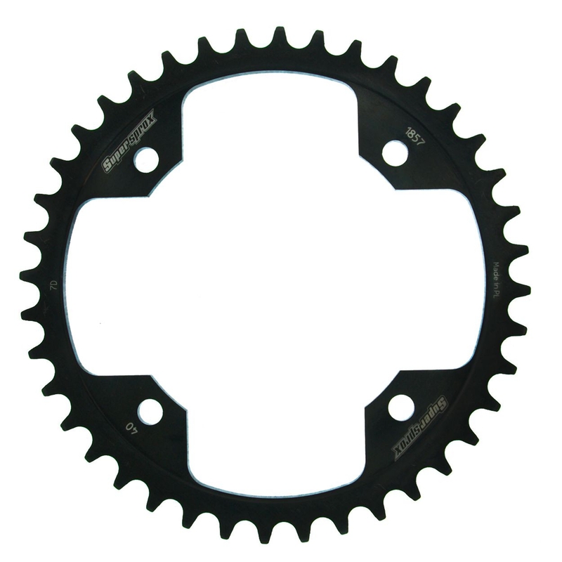 Foaie spate SUPERSPROX Negru 40T, 520