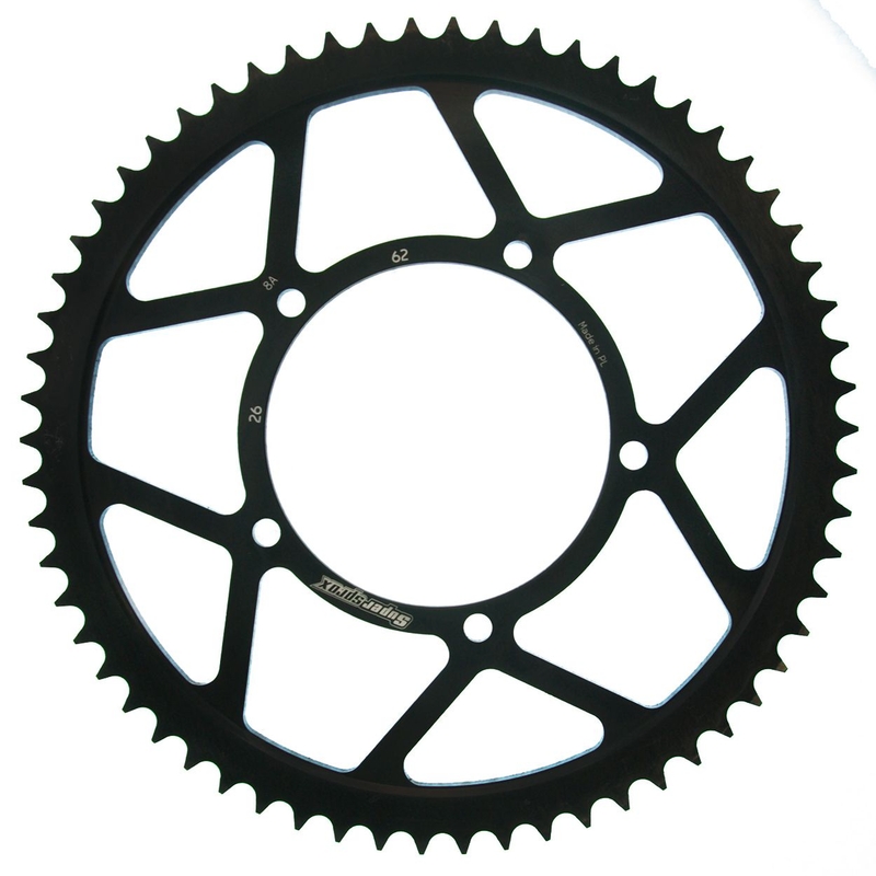 Foaie spate SUPERSPROX Negru 62T, 428