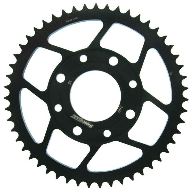 Foaie spate SUPERSPROX Negru 51T, 428
