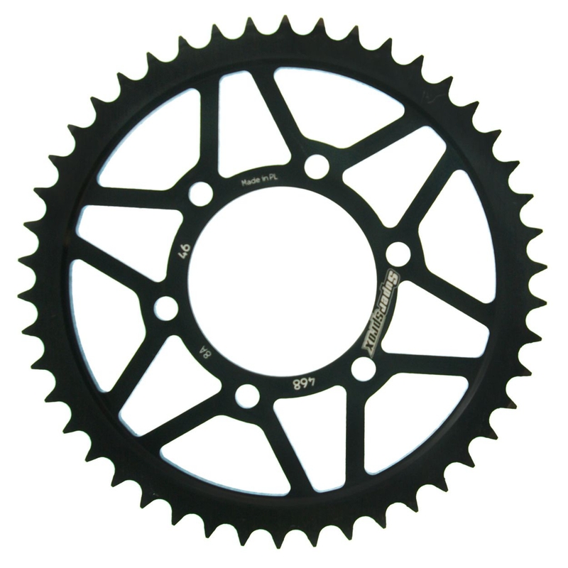 Foaie spate SUPERSPROX Negru 46T, 428