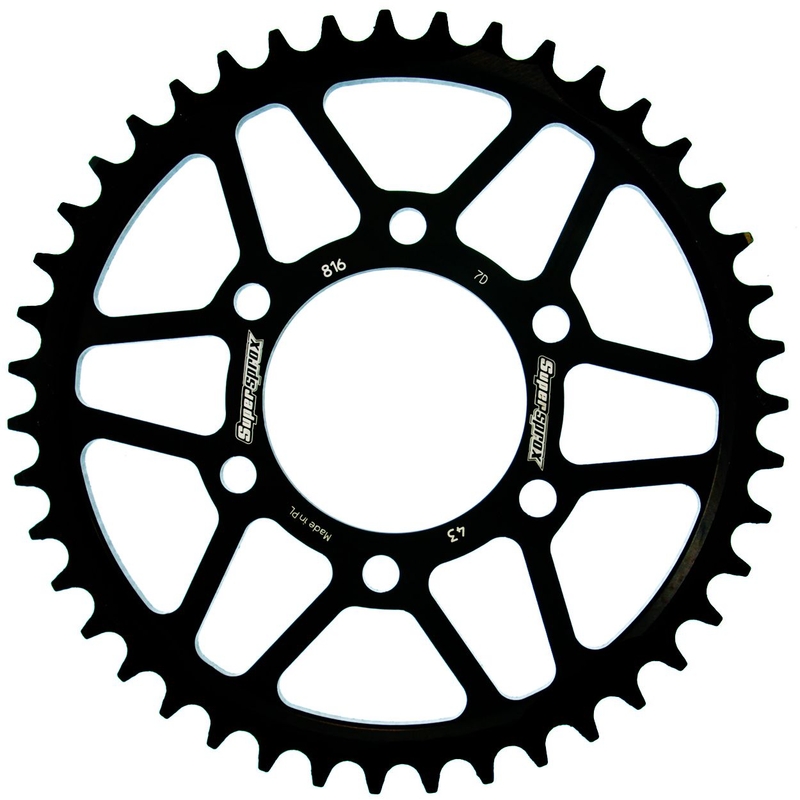 Foaie spate SUPERSPROX Negru 43T, 530
