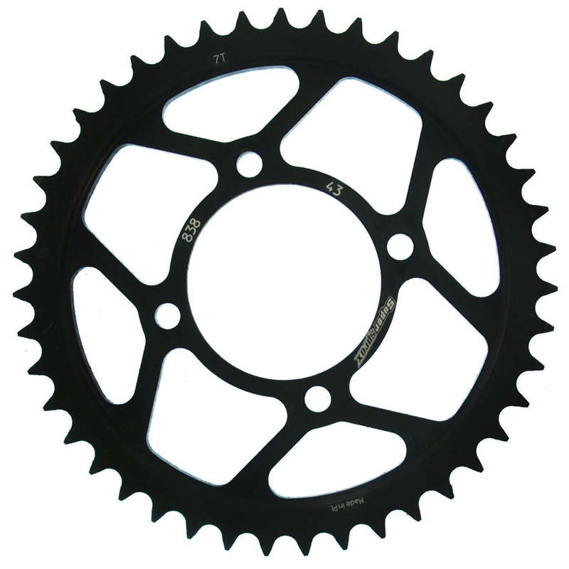 Foaie spate SUPERSPROX Negru 43T, 428