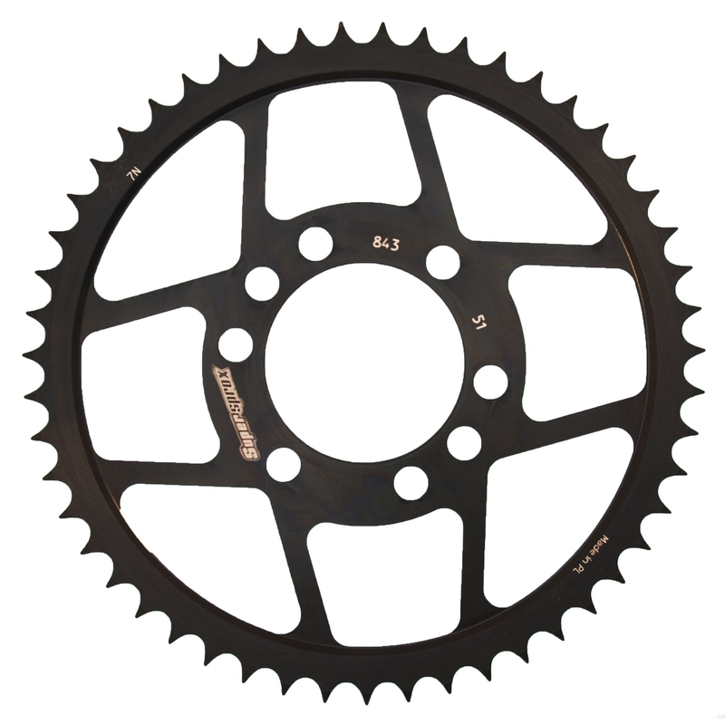 Foaie spate SUPERSPROX Negru 51T, 428