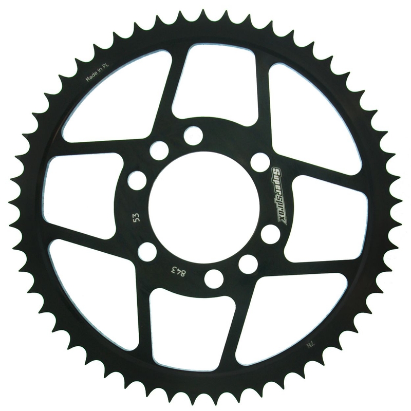 Foaie spate SUPERSPROX Negru 53T, 428