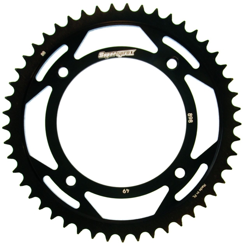 Foaie spate SUPERSPROX Negru 49T, 428