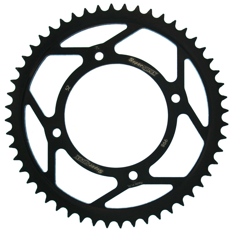 Foaie spate SUPERSPROX Negru 52T, 428