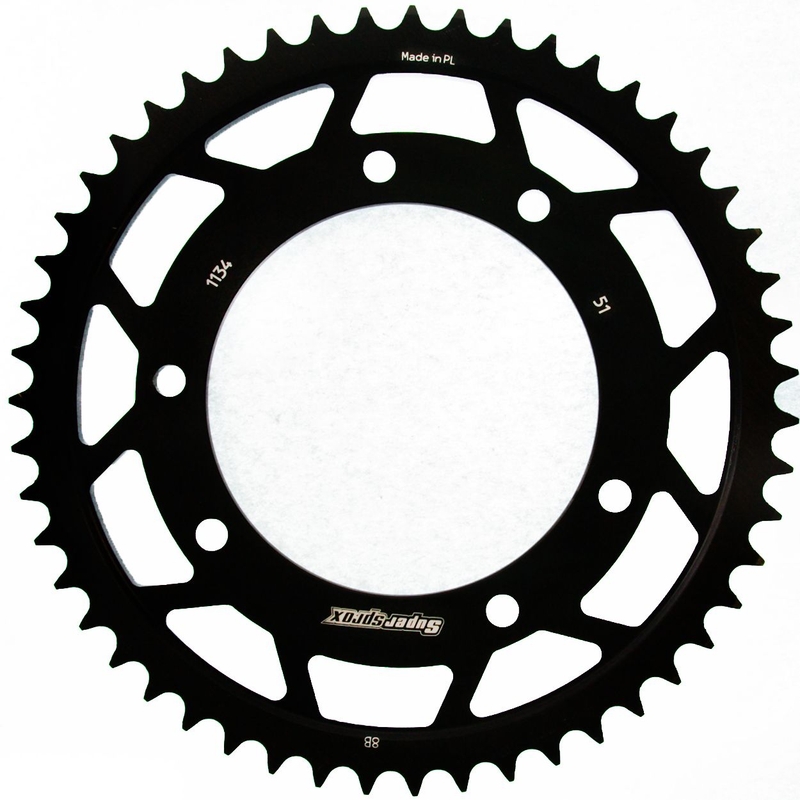 Foaie spate SUPERSPROX Negru 51T, 428