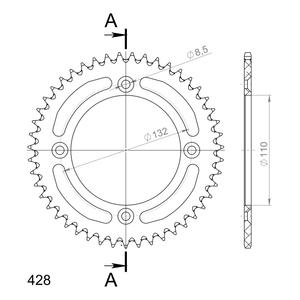 Foaie spate ALU SUPERSPROX RAL-898:47-ORG portocaliu 47T, 428