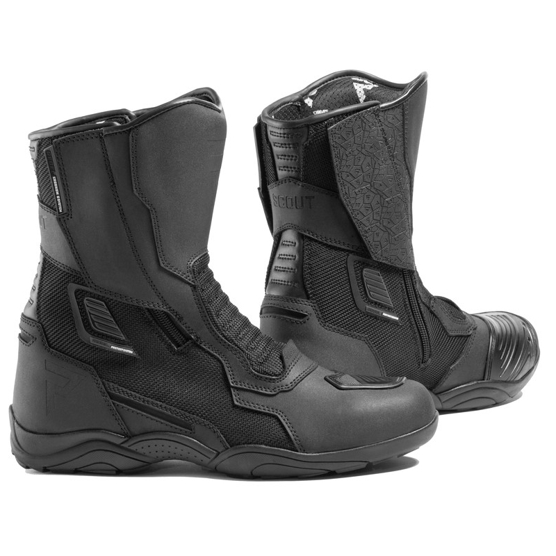 Bocanci de motocicletă Rebelhorn Scout Air Black Matte
