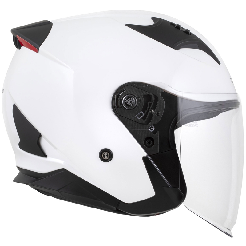 Cască de motocicletă deschisă Cassida Reflex 2.0 Solid alb-negru
