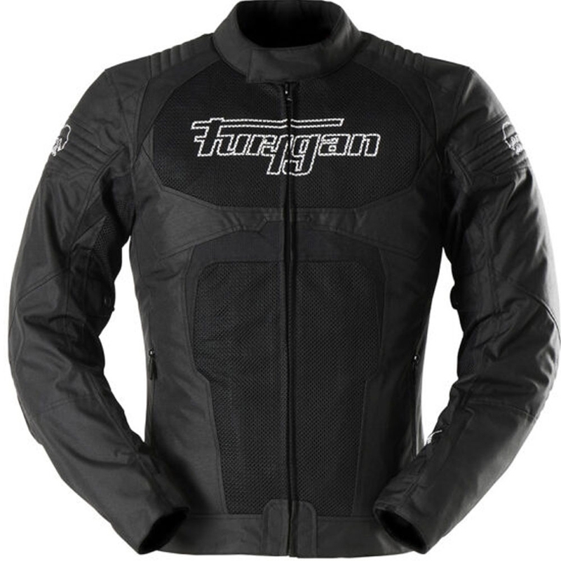 Geacă de motocicletă Furygan WB08 Vented + negru-alb