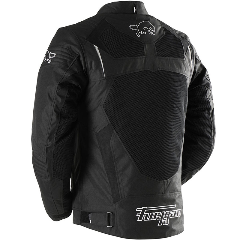 Geacă de motocicletă Furygan WB08 Vented + negru-alb