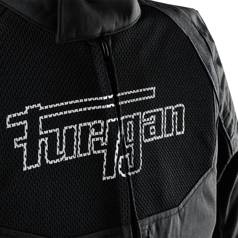 Geacă de motocicletă Furygan WB08 Vented + negru-alb