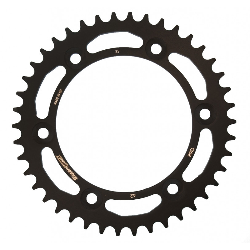 Rear ALU sprocket SUPERSPROX Negru 42T, 520
