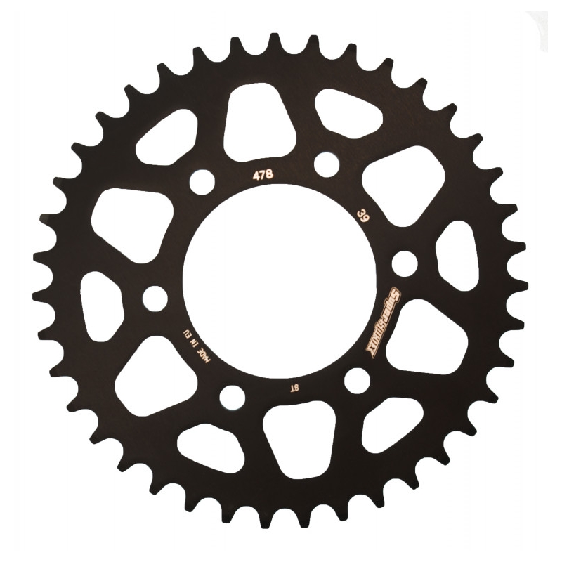 Foaie spate ALU SUPERSPROX Negru 39T, 520