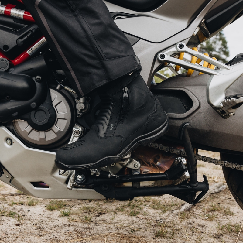 Ghete motocicletă Ozone Rapid negru mat