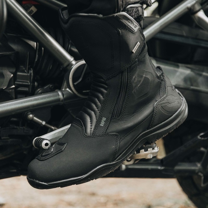 Ghete motocicletă Ozone Rapid negru mat