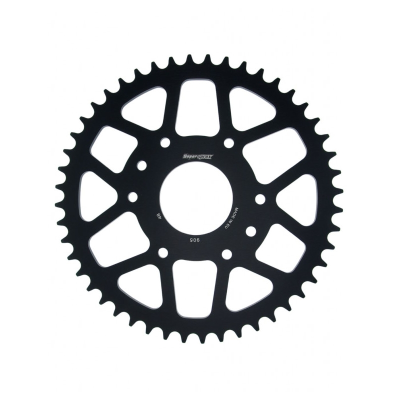 Rear ALU sprocket SUPERSPROX Negru 48T, 520