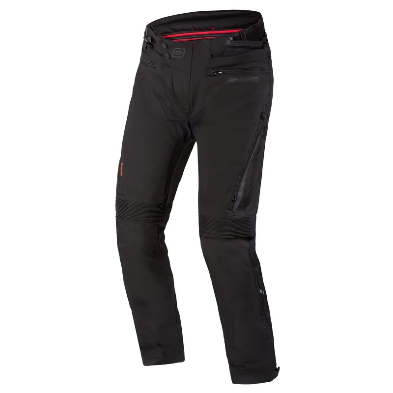 Pantaloni de motocicletă Ozone Vulcan negru