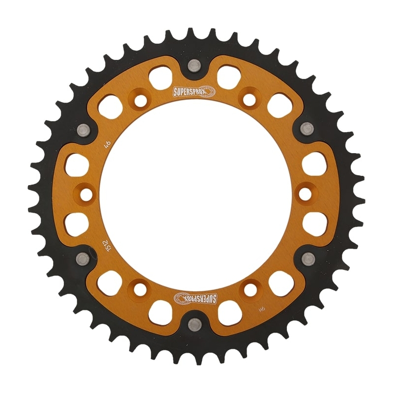 Rear sprocket SUPERSPROX STEALTH auriu 46T, 520