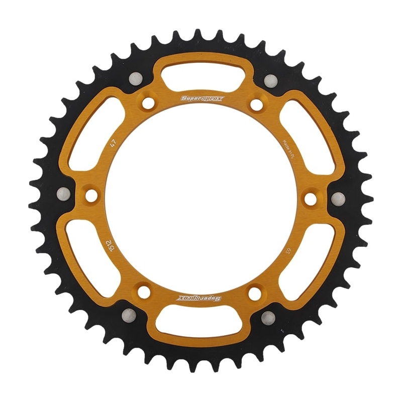 Rear sprocket SUPERSPROX STEALTH auriu 47T, 520
