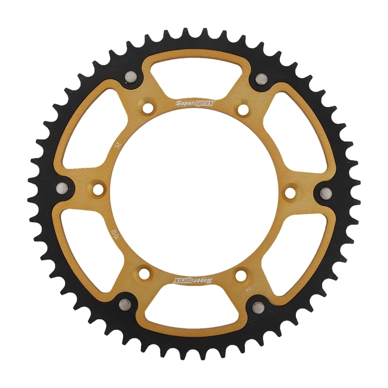 Rear sprocket SUPERSPROX STEALTH auriu 52T, 520
