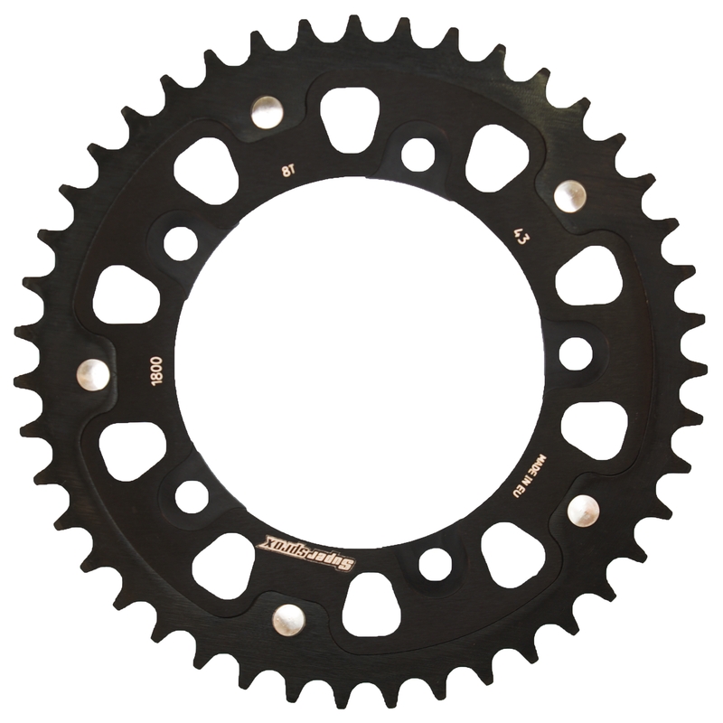 Foaie spate SUPERSPROX STEALTH Negru 43T, 530
