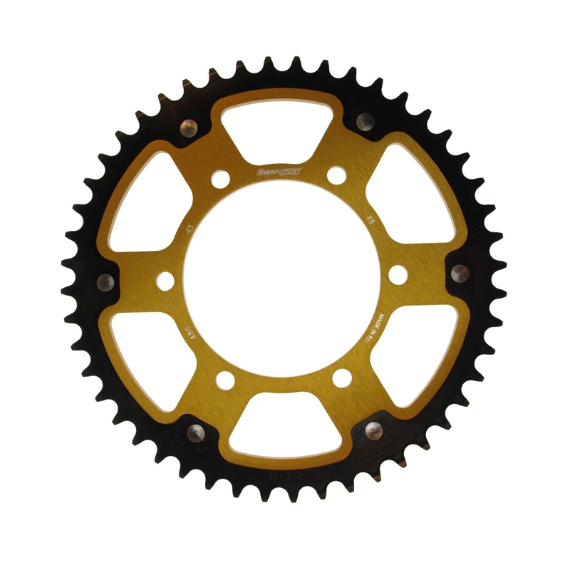 Foaie spate SUPERSPROX STEALTH auriu 46T, 520