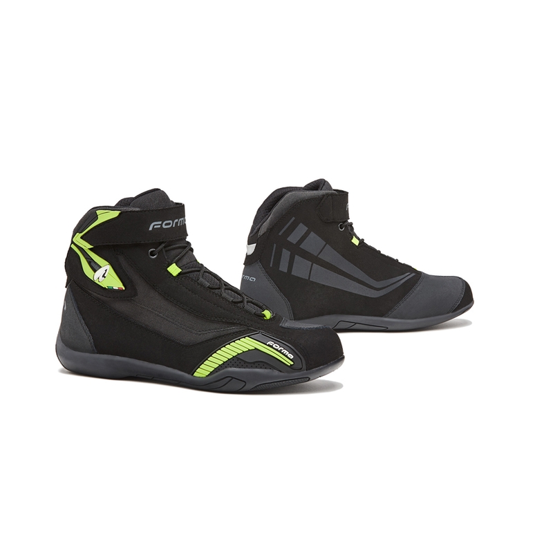 Forma Genesis - cizme de motocicletă negru-galben-fluo