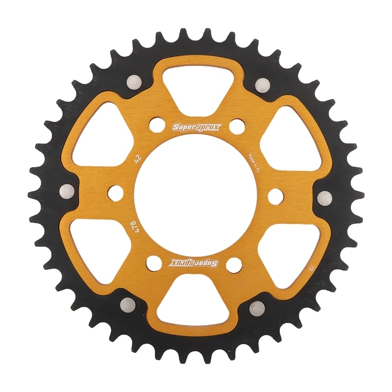 Foaie spate SUPERSPROX STEALTH auriu 42T, 520