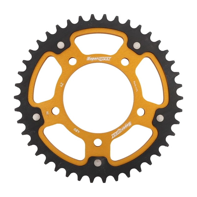Foaie spate SUPERSPROX STEALTH auriu 42T, 530