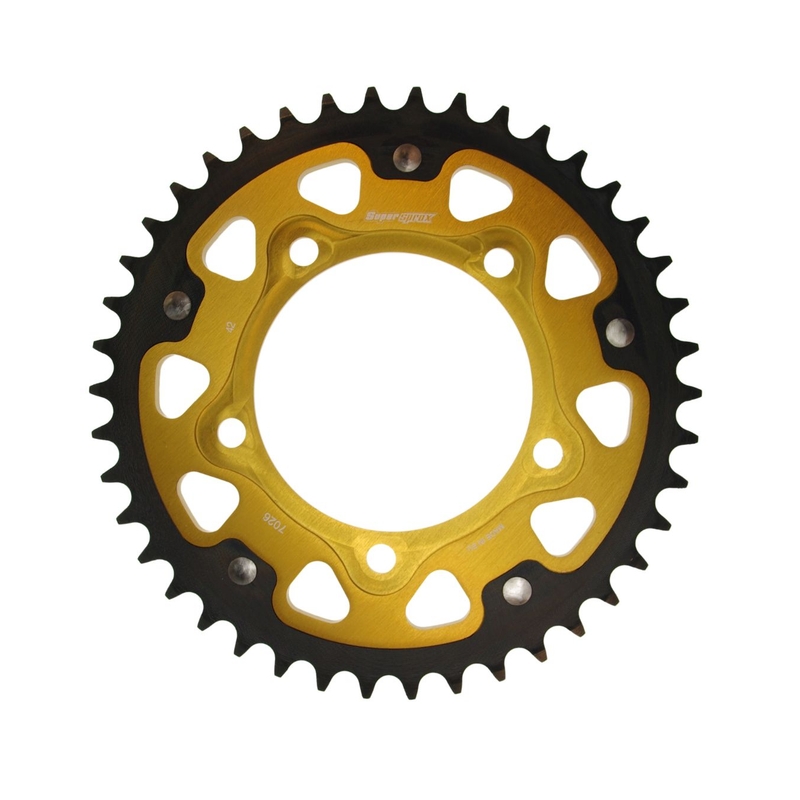 Foaie spate SUPERSPROX STEALTH auriu 42T, 525