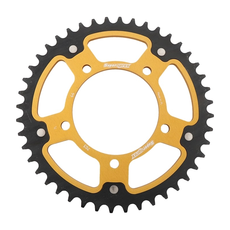 Foaie spate SUPERSPROX STEALTH auriu 44T, 520