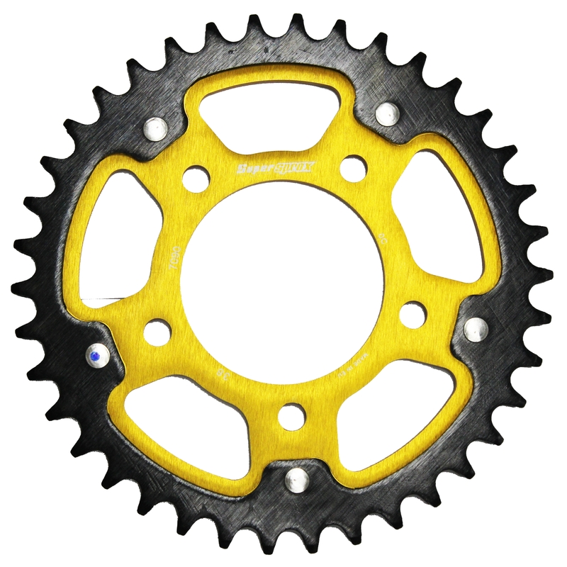 Foaie spate SUPERSPROX STEALTH auriu 38T, 530