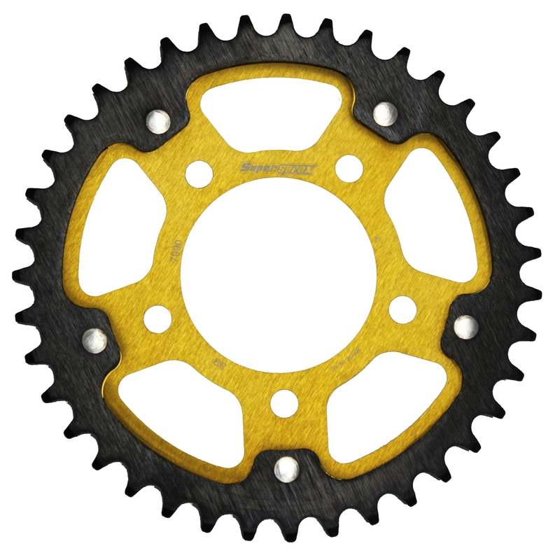 Foaie spate SUPERSPROX STEALTH auriu 39T, 530