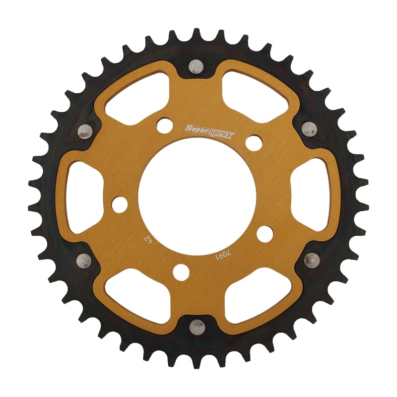 Foaie spate SUPERSPROX STEALTH auriu 42T, 520