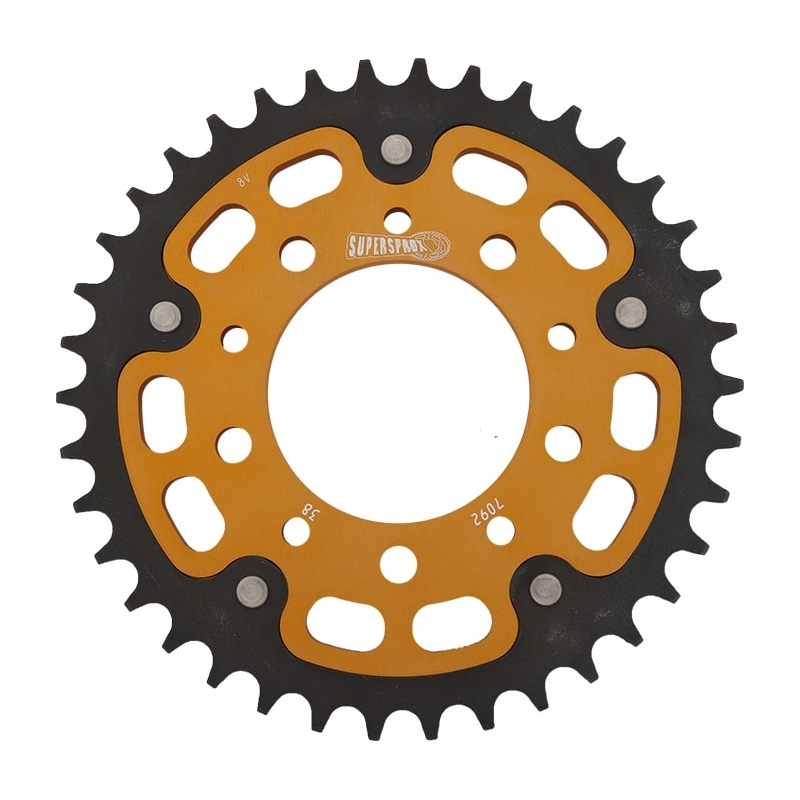 Foaie spate SUPERSPROX STEALTH auriu 38T, 525