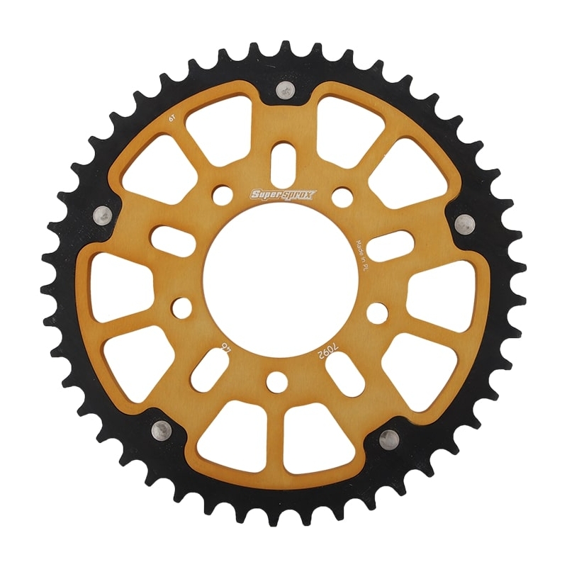 Foaie spate SUPERSPROX STEALTH auriu 46T, 525