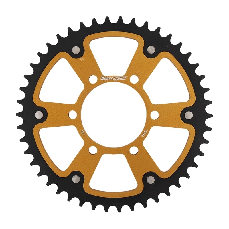 Foaie spate SUPERSPROX STEALTH auriu 46T, 520