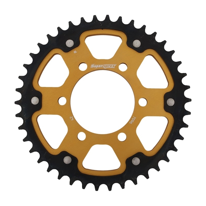 Foaie spate SUPERSPROX STEALTH auriu 42T, 530