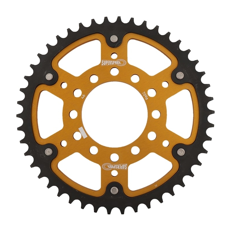 Foaie spate SUPERSPROX STEALTH auriu 46T, 530