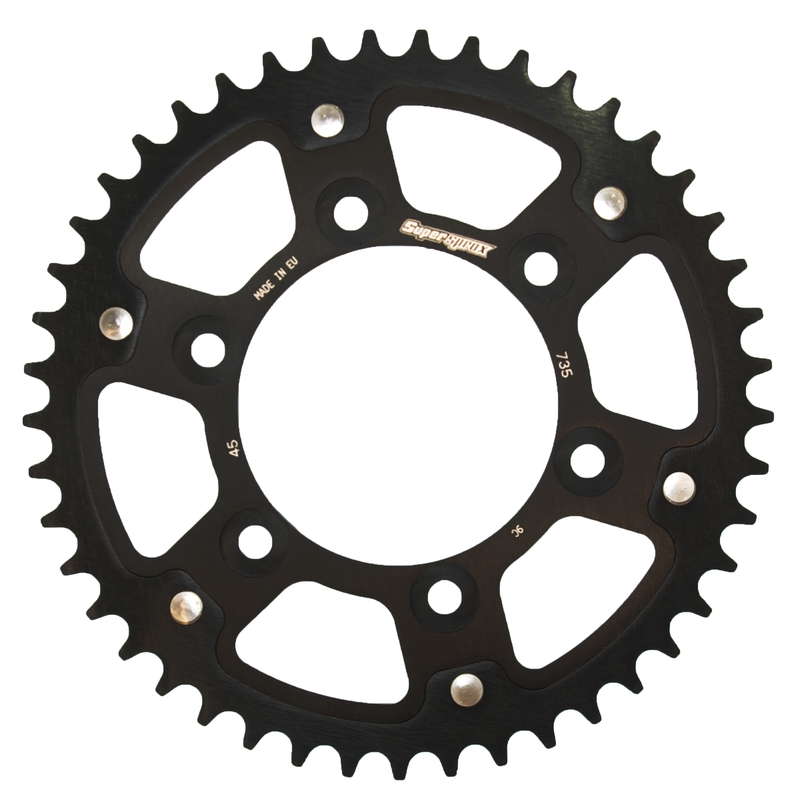 Foaie spate SUPERSPROX STEALTH Negru 45T, 520