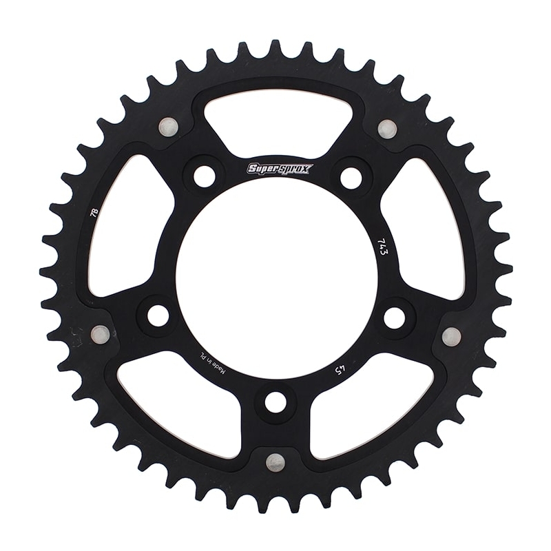 Foaie spate SUPERSPROX STEALTH Negru 45T, 520