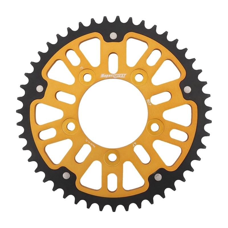 Foaie spate SUPERSPROX STEALTH auriu 47T, 525