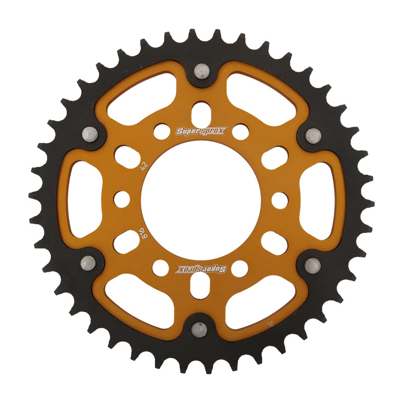 Foaie spate SUPERSPROX STEALTH auriu 42T, 530