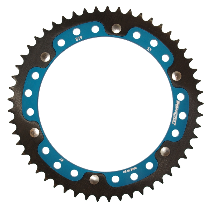 Foaie spate SUPERSPROX STEALTH Albastru 53T, 428